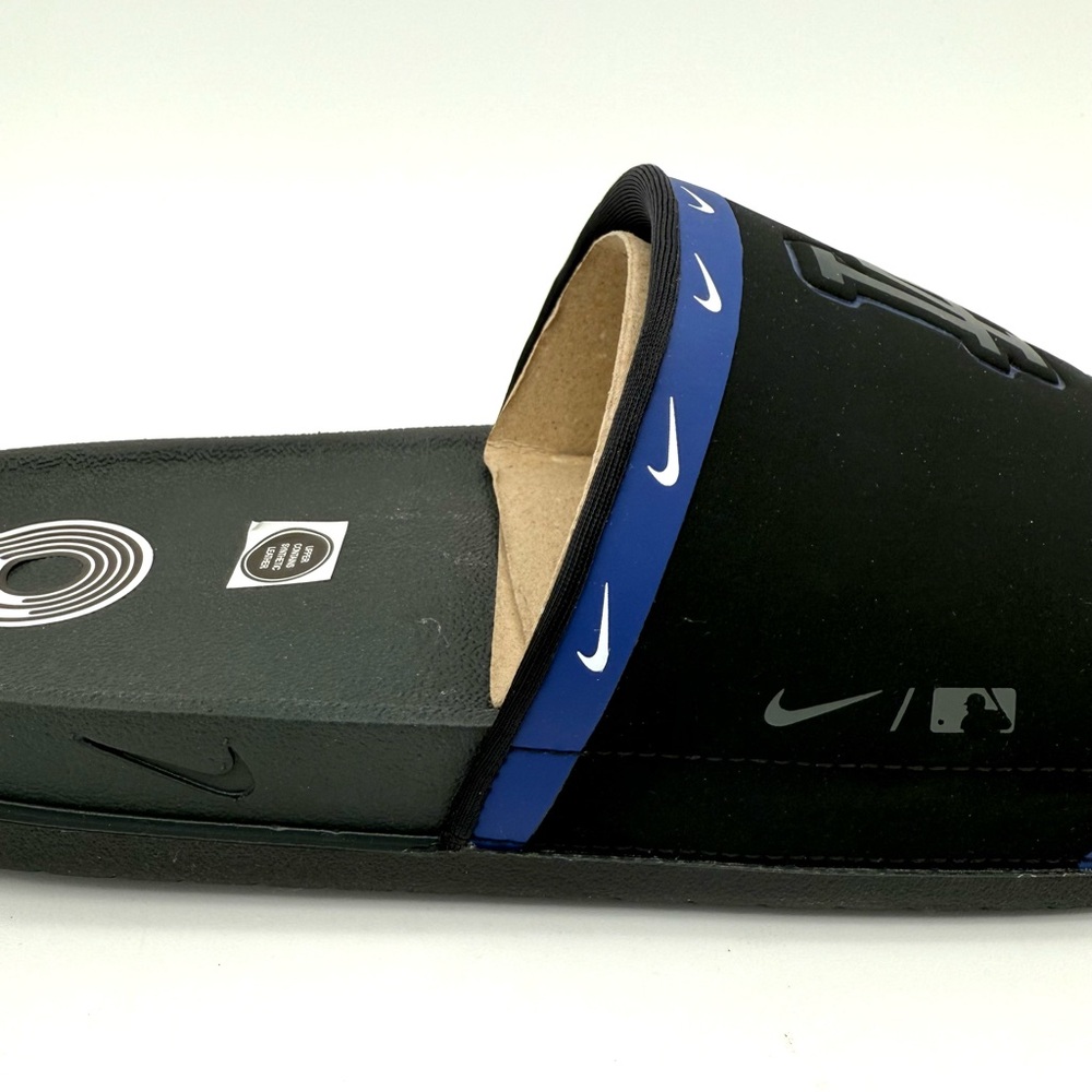 NIB NWT New Nike Mens MLB x OffCourt Slide LA Dodgers Size 12 Sandals Flip Flops - Picture 4 of 7